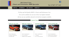Desktop Screenshot of oldcolonelcars.co.uk